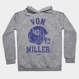 Von Miller Buffalo Helmet Font Hoodie